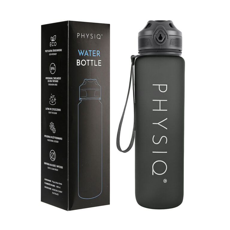Physiq butelka, bidon z tritanu 1000 ml szara